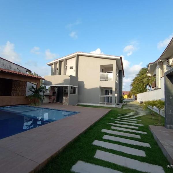 Apartamento no Forte Orange - Itamaraca, pé na areia de frente para o mar