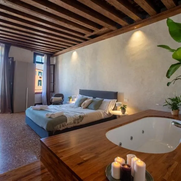 Venice Dream - Il più centrale, idromassaggio in camera, ascensore - 10 min da Rialto e San Marco, hotel i Venedig