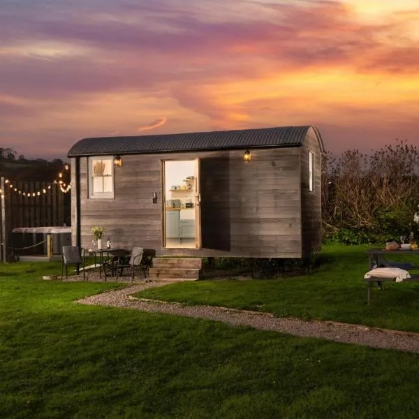 Nori's Nest, Shepherds Hut, Croft Hooper, hotel v destinaci Ludgvan