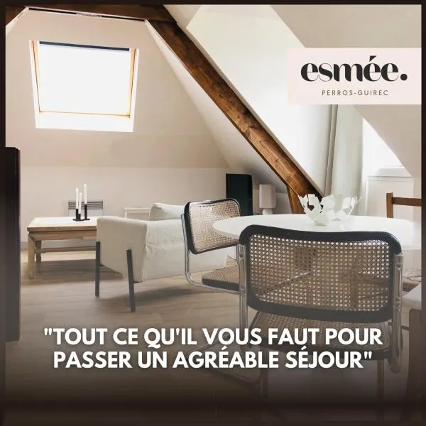 Esmée - Havre de Charme sous les Toits, hôtel à Perros-Guirec