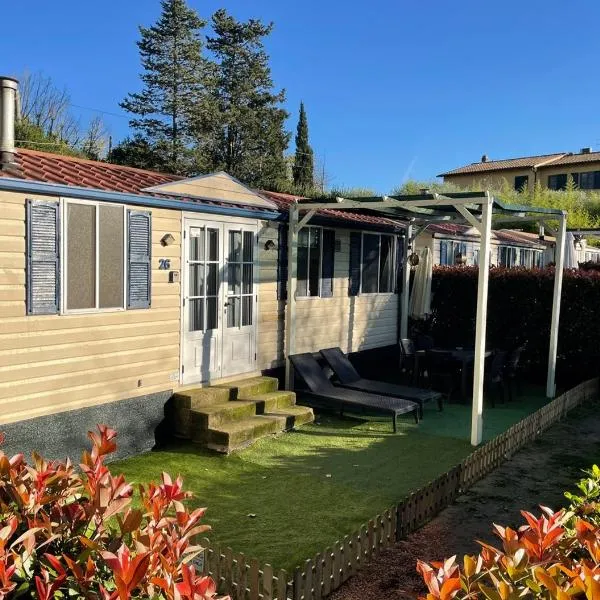 Holiday Travel Genius Family Mobile Home with Pool, Terrace at Toscana Holiday Park, hotel in San Romano
