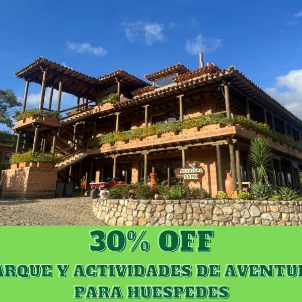 Hotel, Bungalows, Chalet y Cabañas Aventura Park Villa De Leyva La Periquera, hotell sihtkohas Villa de Leyva