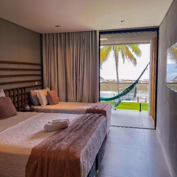 Casa Waua | PÉ NA AREIA, rooftop, borda infinita - Foto 2