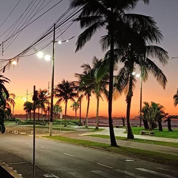 Apartamento pé na areia e vista mar
