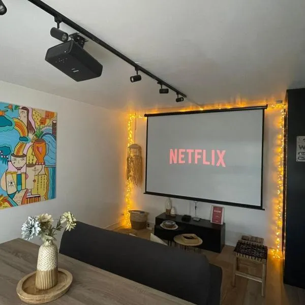 Appartement Proche Disney Paris Vidéo-Projecteur, hotel en Conches