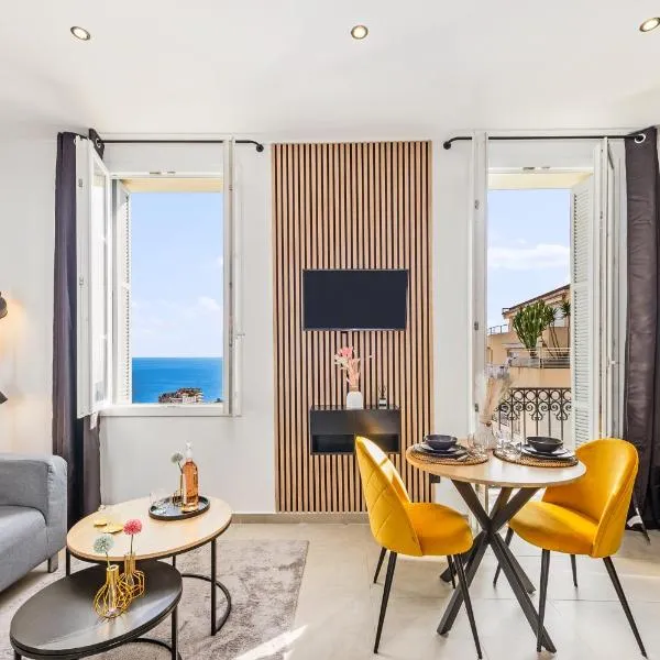 Frontière Monaco - Splendide 2 pièces - Vue Mer, hótel í Beausoleil