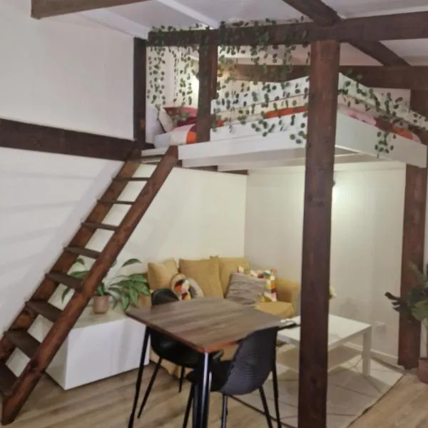 Paris Villette by metro 7, France Stadium, break moment studio, hotel in Aubervilliers