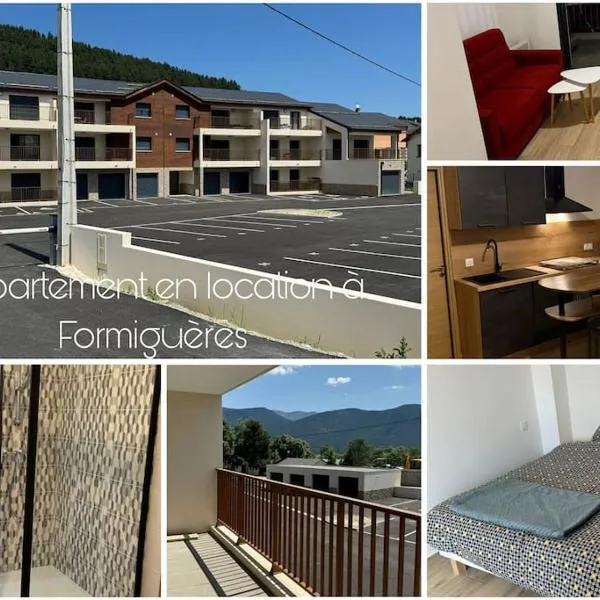 appartement lumineux à Formigueres, hotel en Formiguères
