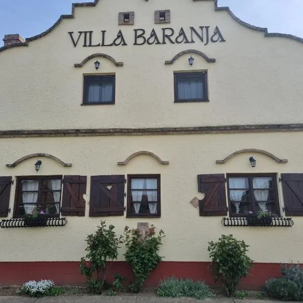 Villa Baranja, hotel Karancsban