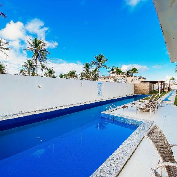 Residencial Ilha de Santorini, 100 m da Praia, Pico de Surfe, Piscina, Parque infantil, 2 Vagas de Garagem