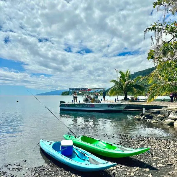 Teahupo'o Lodge Tahiti - Studio Tropical - climatisé - entre randonnées et activités nautiques, hotel v destinaci Teahupoo