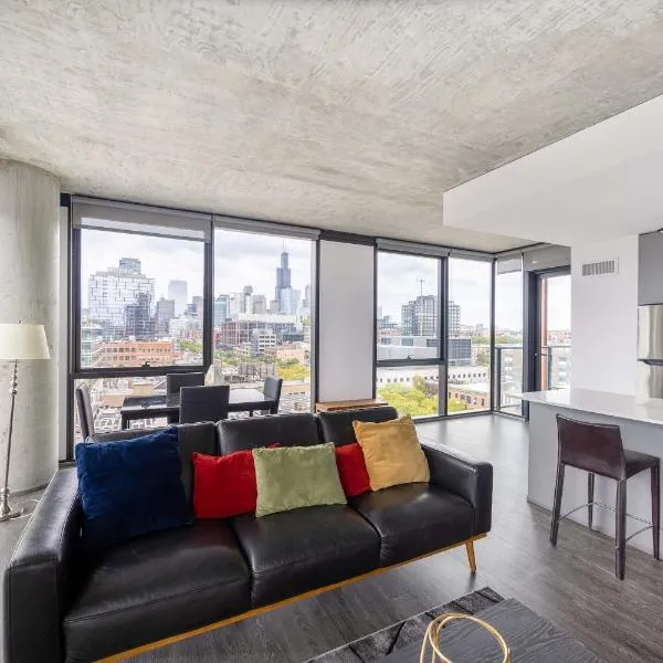 Sophisticated 3BR Suite - New Modern and Luxurious, hotel en Chicago
