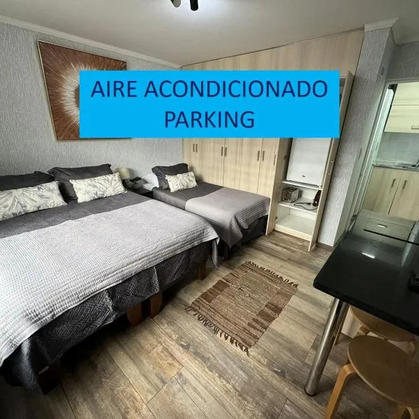 Departamento Studio - Carrera - Factura - Central - Empresas - Parking - Wifi - Aire acondicionado, hotel a Chillán