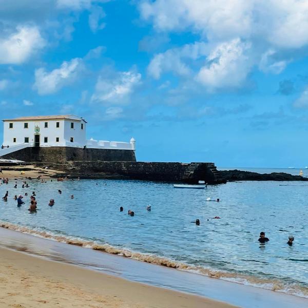 Apartamento, ar condicionado á 2 minutos da praia - 203-40
