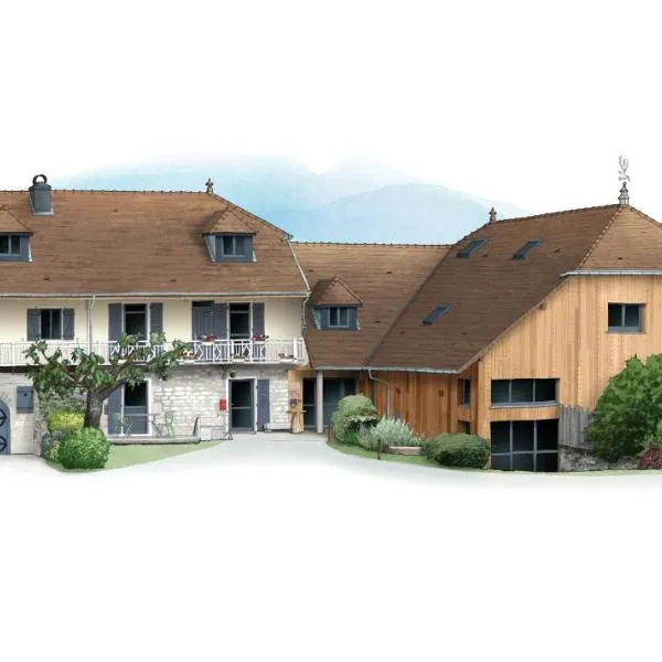 Maison d'hôtes & SPA La Scierie, hotel v destinaci Salins-les-Bains
