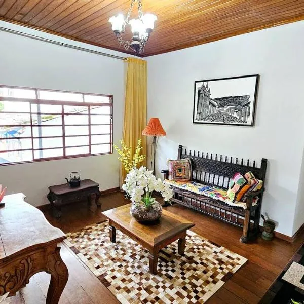 Casa dos Coelhos, 750m do centro, até 12 pessoas, khách sạn ở Tiradentes