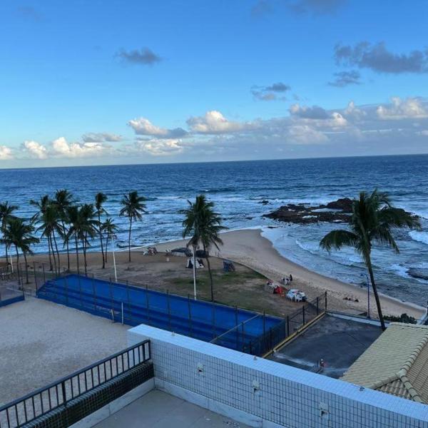 Maravilhoso 2 quartos vista mar no Ondina Apart