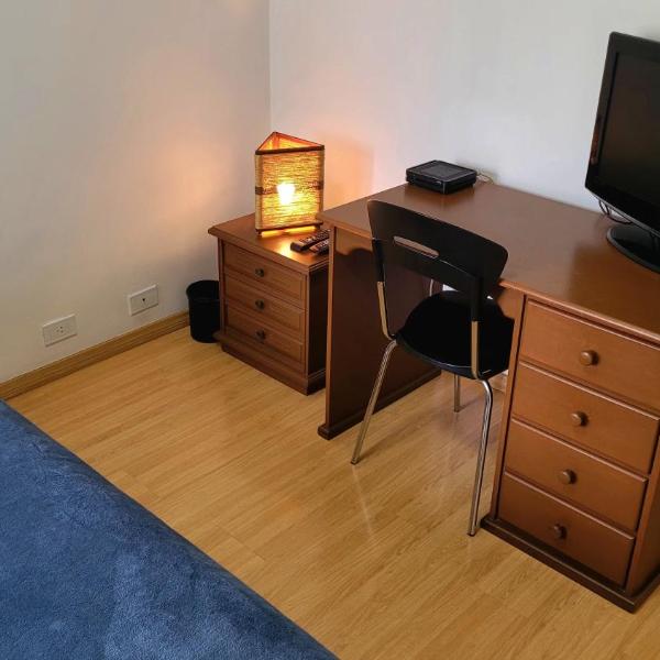 Quarto e banheiro privativos no Jardins - Foto 4
