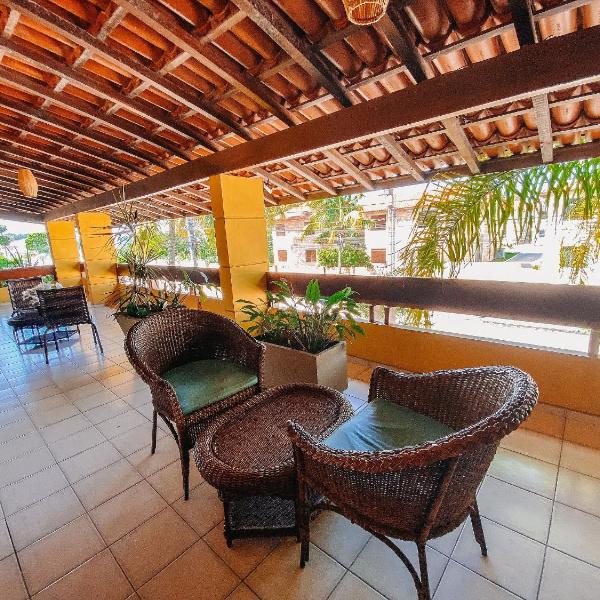 Flat's com 1 quarto, frente praia de Taperapuã, atravessou a rua está na praia, Condomínio Boulevard da Praia conta com piscina, sauna, sala de jogos além de café da manhã como cortesia - Foto 4