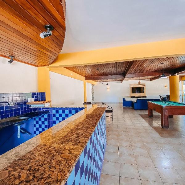 Flat's com 1 quarto, frente praia de Taperapuã, atravessou a rua está na praia, Condomínio Boulevard da Praia conta com piscina, sauna, sala de jogos além de café da manhã como cortesia - Foto 5