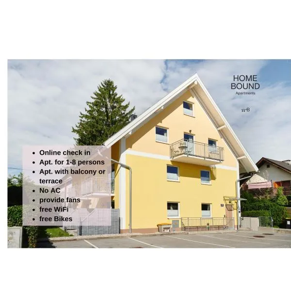 HOMEBOUND APARTMENTS Salzburg City II - contactless check-in, hotel v Salcburku