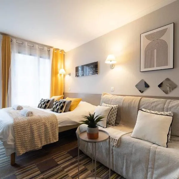 Paris Porte de Versailles Cosy Lodge 1 Appart hôtel parking wifi 4 pers, hôtel à Issy-les-Moulineaux
