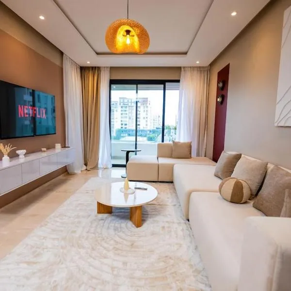 Prestigia Gem Spacious 3BR Flat in Hay Riad, hotel u gradu Rabat
