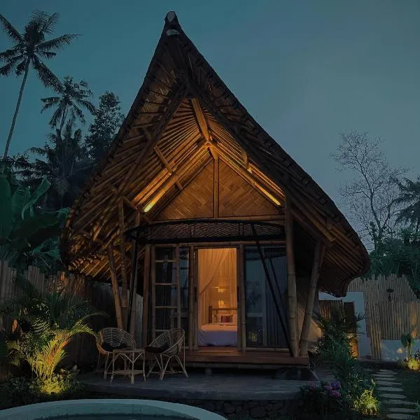 Bethewa Bali Sidemen Private Bamboo House, hotel in Silebeng