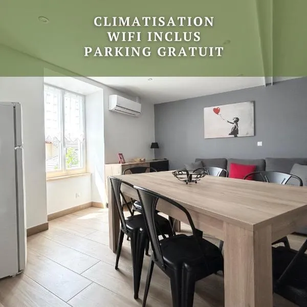 La Source du Bonheur-Clim Parking Wifi - CLG Savoie, hotel v destinaci Saint-Pierre-dʼAlbigny