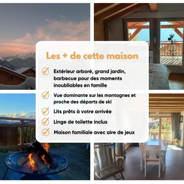 La Maison Magique! Magnifique chalet familial, hôtel à Sallanches