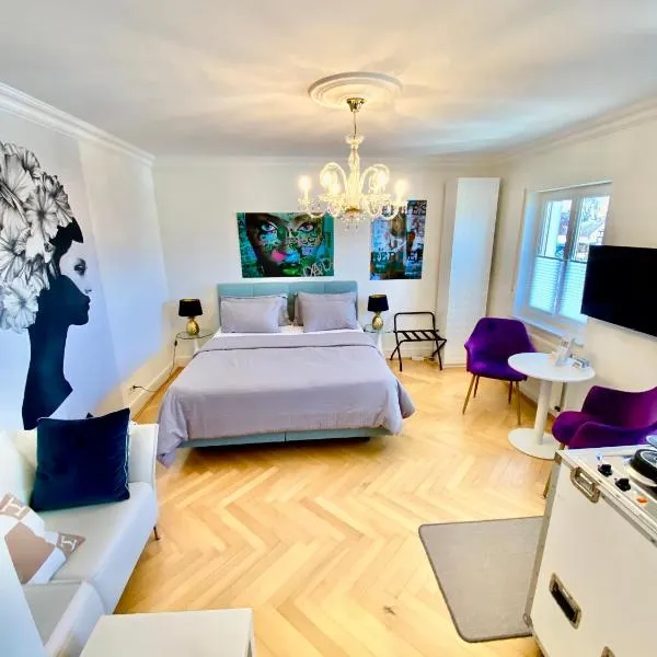Villa am Steinhuder Meer DZ-Margarite- mit kl Pantry Küche, Garten, WLAN, hotel en Steinhude