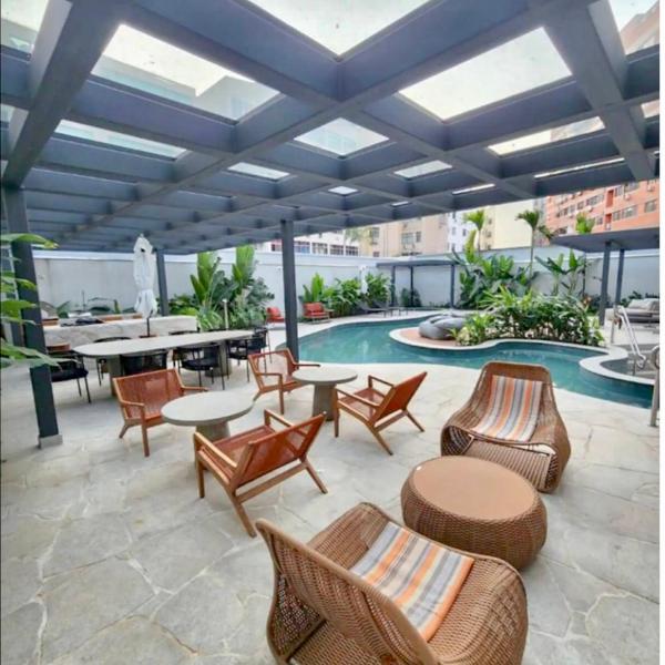Apartamento luxo Leblon praia vista Cristo e piscina - Foto 4