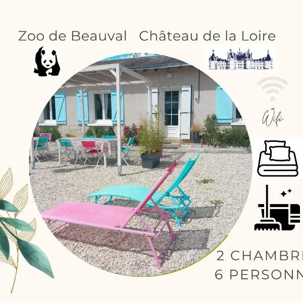 Gîte du Canal de Berry II – hotel w mieście Selles-sur-Cher