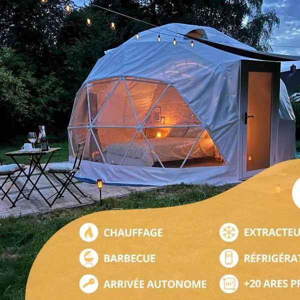 Evernest Eco Dôme Ecaussinnes, hotel v destinaci Restaumont