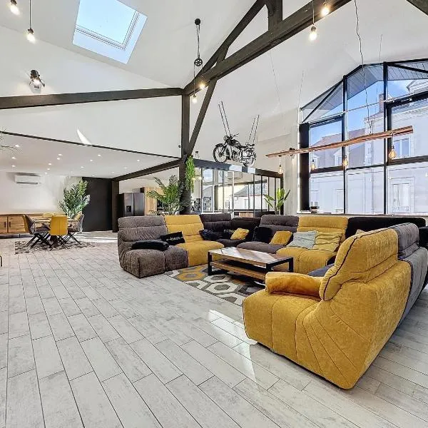 LOFT SPA SAUNA 10 personnes Centre ville – hotel w mieście Montluçon