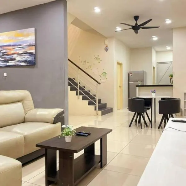 CozyHouse 4ROOM 3BATH ROOM 10PAX```SimpangAmpatTasek, hotell sihtkohas Simpang Ampat