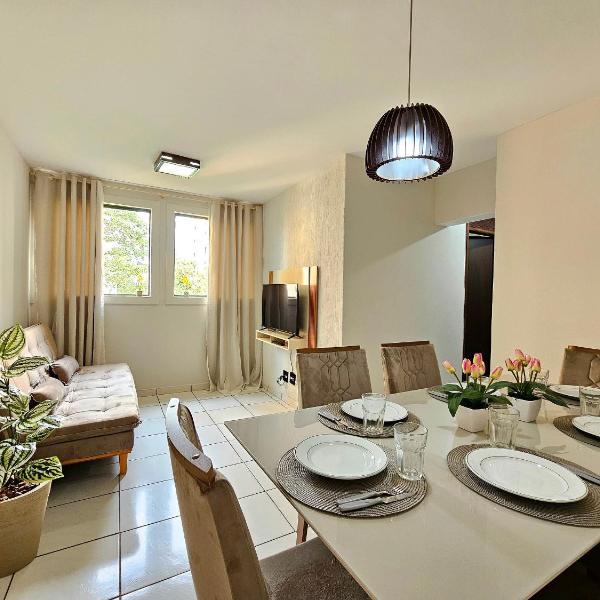 Apt 402 com 3 quartos 10min Paraguai e 5min centro