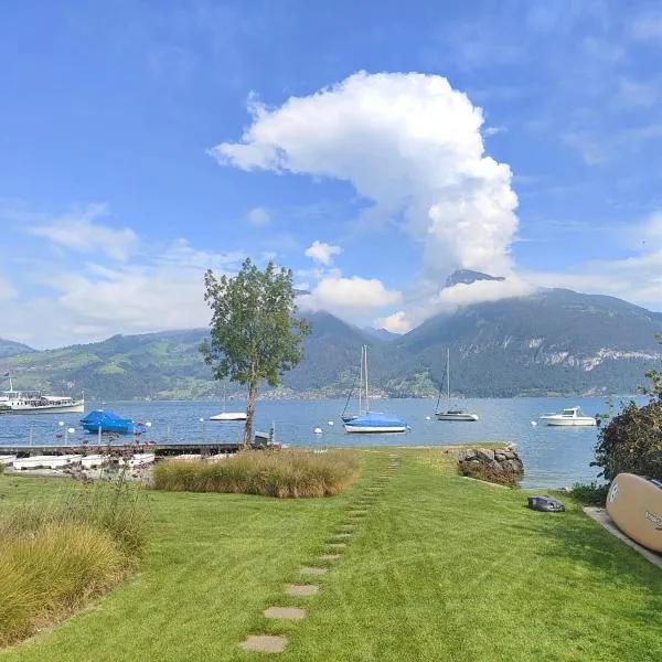 Am See l 15 Minuten nach Interlaken l gratis Parking, khách sạn ở Faulensee