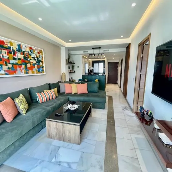 Beachside Apartment - Downtown Terrace & Beach, hotel v destinaci Tanger