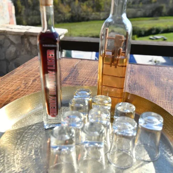 Old Oak Villa-house with heated Pool and BBQ, hotel em Hrvace