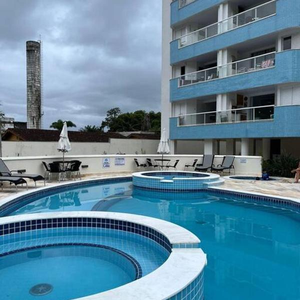 Apartamento 23A para 6 pessoas com Piscina e Churrasqueira no Cond Torremolinos Beach a 80m para Pé na areia na Praia da Enseada Ubatuba - Foto 4