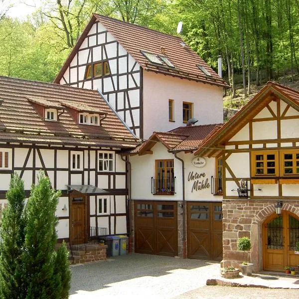 Pension Untere Mühle, hotell i Hünfeld