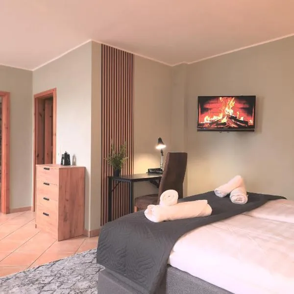 Schnelle Verbindung nach Frankfurt, Messe und Flughafen, hotel v destinaci Karben