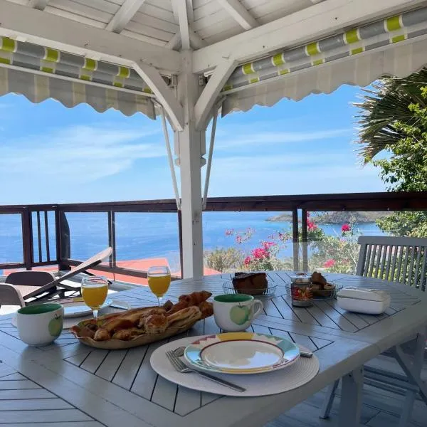 Villa vue panoramique sur La Réserve Cousteau, hotell sihtkohas Bouillante