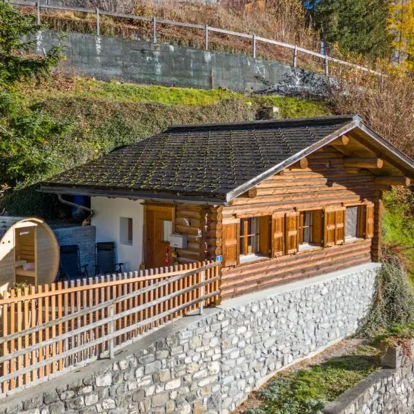 Gemütliches Chalet mit privater Sauna und schöner Aussicht, hótel í Küblis