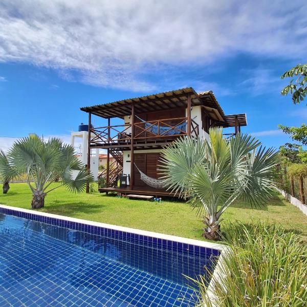 CASA com PISCINA e PRÓXIMA à PRAIA das PISCINAS NATURAIS - TAIPU DE FORA