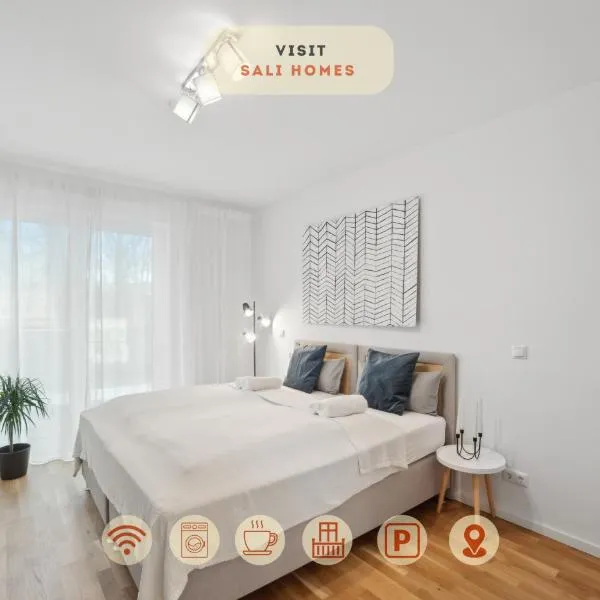 Sali Homes R1 - Cozy Apartment by River, hotel in Bayreuth