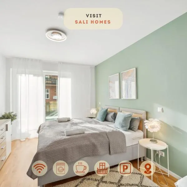 Sali Homes R3 - Cozy Retreat by Roter Main River, hotel sa Bayreuth