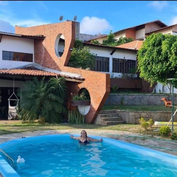 mansão com churrasqueira sinuca piscina aquecida - Foto 4