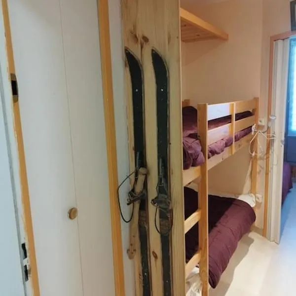 Studio 16m2 avec terrasse, hotel in La Foux d'Allos